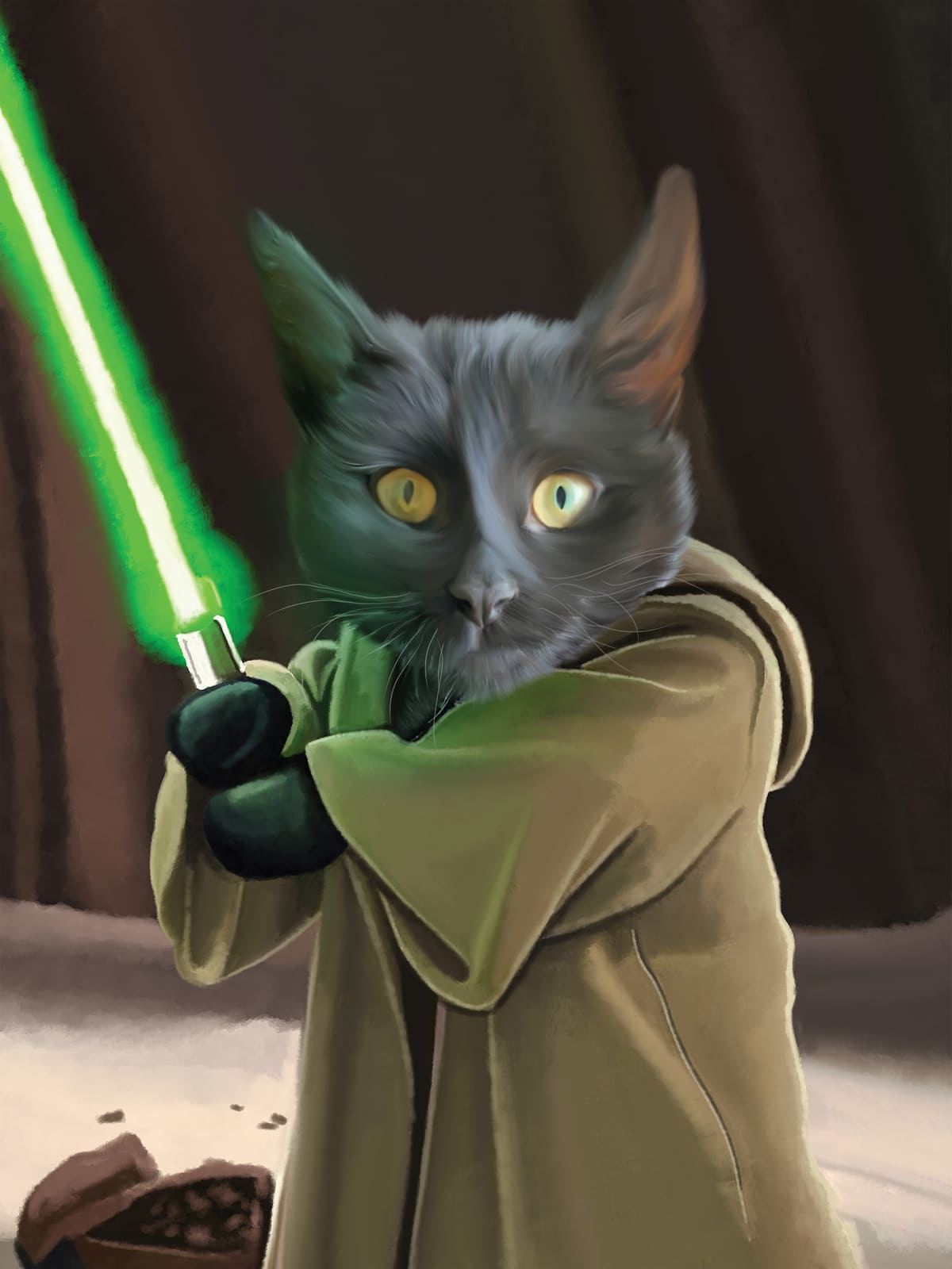 Jedi - Royal Pet Portrait