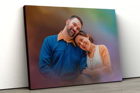 Custom Digital Painting Portrait- Family Portrait - Couple Painting Anniversary Gift- Custom Painting On Canvas Signature Arts