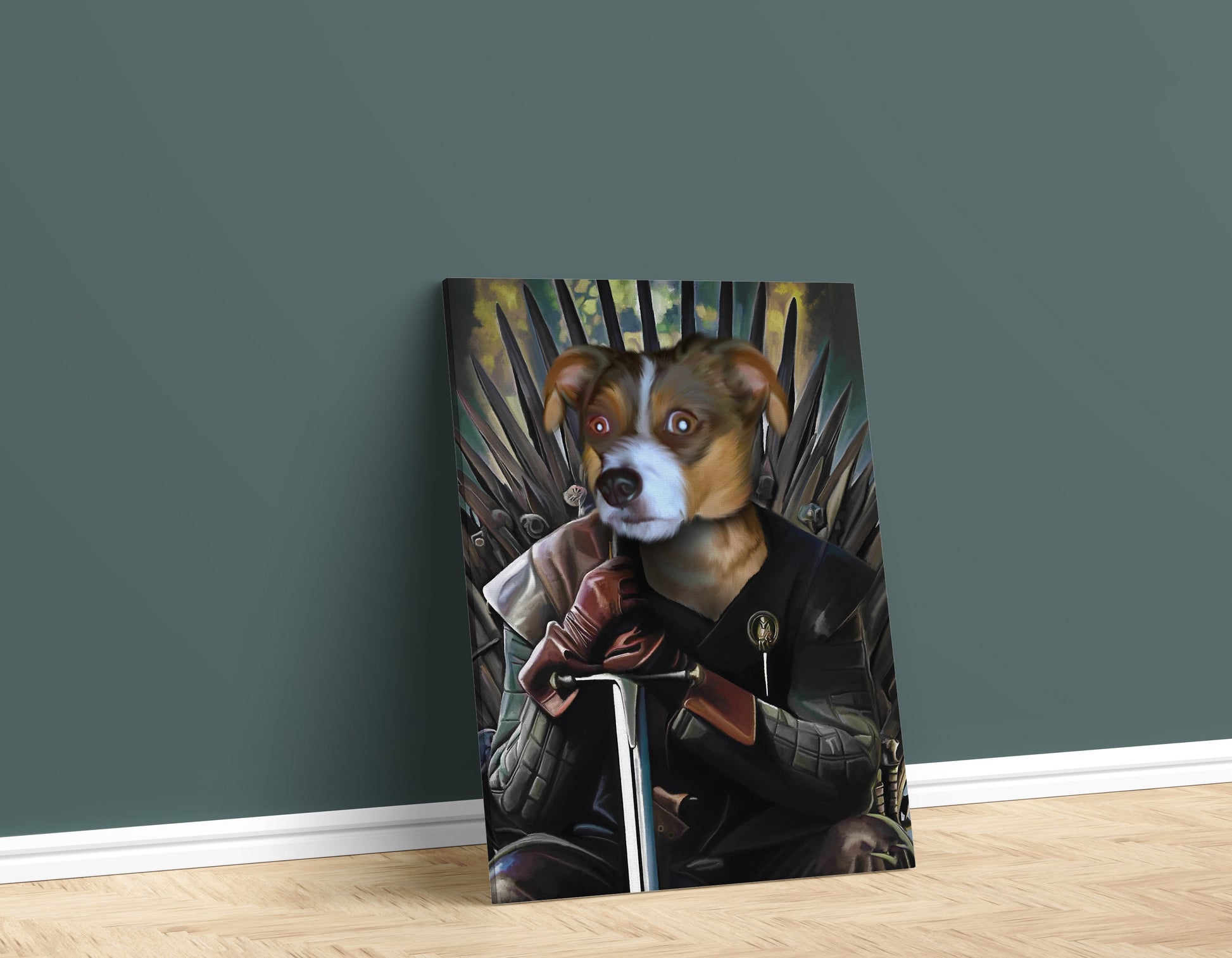 Hand of the King Pet Portrait Signature Arts