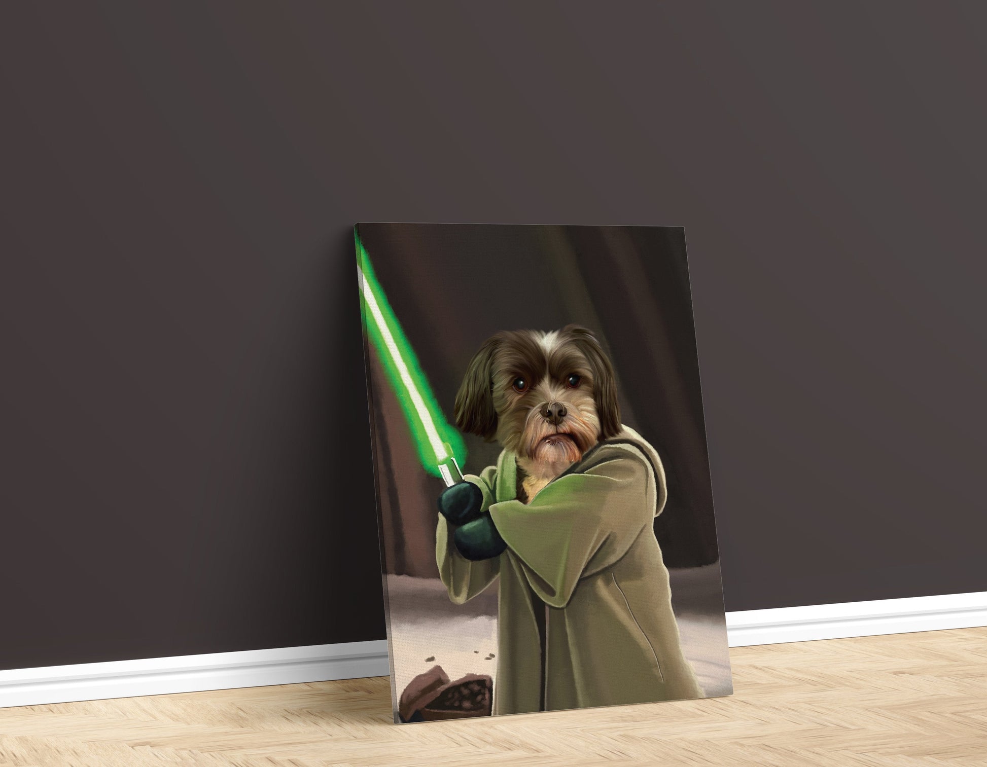 Jedi Pet Portrait Signature Arts