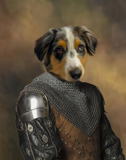 Soldier Royal Pet Portrait Signature Arts