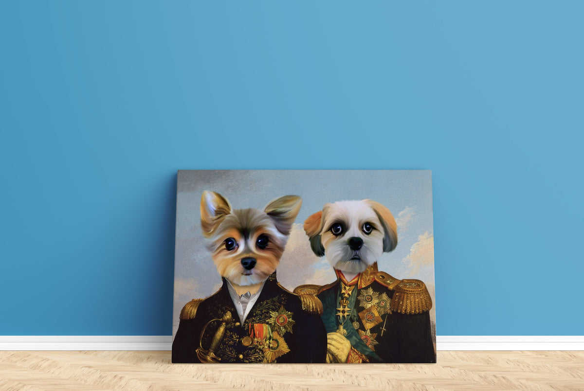 The Emperor and Duke Pet Portrait Signature Arts